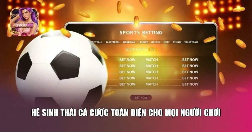 Đa dạng kèo cược hấp dẫn ở thể thao Awin68