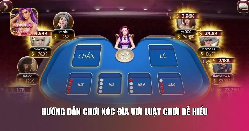 Hướng dẫn chơi xóc đĩa với luật chơi dễ hiểu